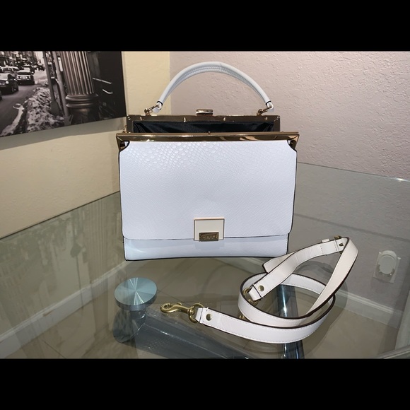 Dune London Handbags - Vintage Dune London Clutch Handbag Croc Print